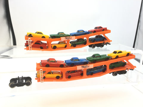 Hornby R666 OO Gauge Artic Car Carrier Wagon Silcock Express
