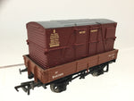 Bachmann 37-930B OO Gauge BR 3 Plank Wagon & Container B457300
