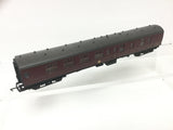 Hornby R4200A OO Gauge BR Maroon Mk1 Brake 2nd Coach M35114 (Weathered)