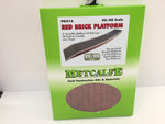 Metcalfe PO216 OO/HO Gauge Platform - Red Brick Card Kit
