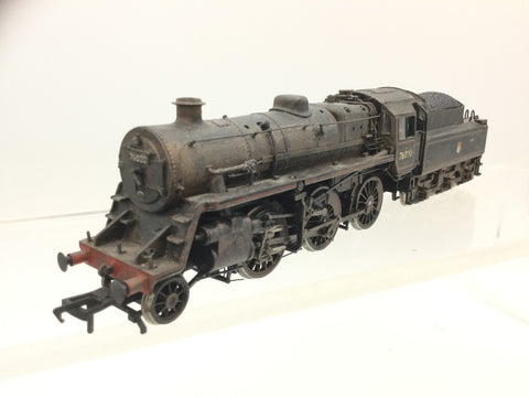 Bachmann 32-953DC OO Gauge BR Black 4MT Class 76020 (WEATHERED)(DCC FITTED)
