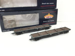 Bachmann 33-856 OO Gauge BR Bogie Bolster Wagon B943359 x2