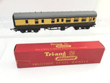 Triang R329 OO Gauge BR Choc/Cream 9" Brake Coach W34302