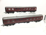 Triang R384 OO Gauge BR Maroon Mk1 Buffet Coaches x2