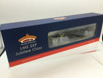 Bachmann 31-186A OO Gauge LMS 5XP 'Jubilee' 45654 'Hood' BR Lined Green (Late Crest)