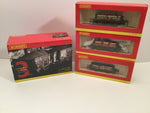 Hornby R6279 OO Gauge 3 Assorted Plank Wagon Factory Weathered