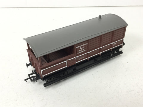 Bachmann 33-301C OO Gauge BR Brown Toad Brake Van W17390
