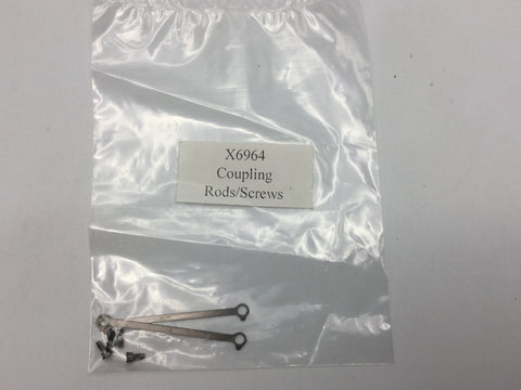 Hornby X6964 OO Gauge Class D16 Coupling Rods & Screws
