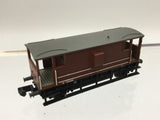 Graham Farish 377-300 N Gauge BR(LMS) Bauxite 20t Brake Van