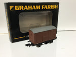 Graham Farish 373-105 N Gauge BR Bauxite Planked Ventilated Van E568037