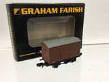 Graham Farish 373-105 N Gauge BR Bauxite Planked Ventilated Van E568037