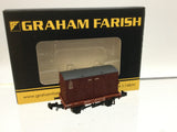 Graham Farish 377-328 N Gauge BR Conflat Wagon w Container B709708