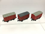 Hornby Dublo 4318 OO Gauge BR Red Vent Van DE545523 x3
