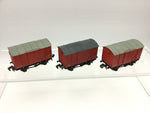 Hornby Dublo 4318 OO Gauge BR Red Vent Van DE545523 x3