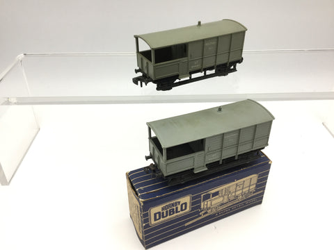 Hornby Dublo 4312 OO Gauge GWR Goods Brake Van W56421 x2