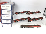 Bachmann 38-151A OO Gauge Railfreight BDA Bolster Wagons x5