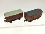 Hornby Dublo 4313 OO Gauge BR Gunpowder Van B887002 x2