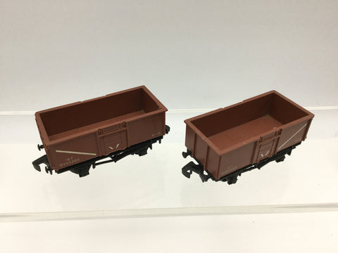 Hornby Dublo 4656 OO Gauge BR Mineral Wagon B550200 x2