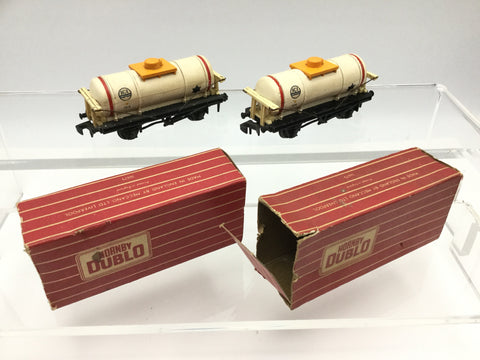Hornby Dublo 4675 OO Gauge Chlorine Tank Wagon ICI x2
