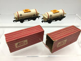 Hornby Dublo 4675 OO Gauge Chlorine Tank Wagon ICI x2