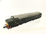 Graham Farish 371-185 N Gauge Class 40 Split Headcode D338 BR Green (Small Yellow Panels)
