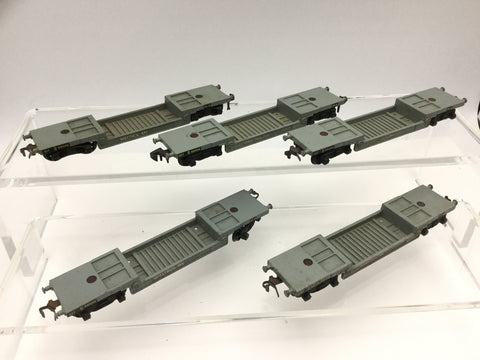 Hornby Dublo 4605 OO Gauge BR Bogie Well Wagon B901006 x5
