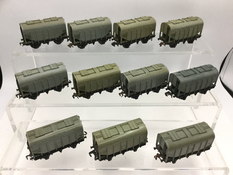 Hornby Dublo 4625 OO Gauge BR Grain Wagon B885040 x 11