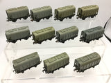 Hornby Dublo 4625 OO Gauge BR Grain Wagon B885040 x 11