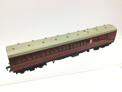 Hornby Dublo 4084 OO Gauge BR Maroon Suburban Brake 2nd Coach M43277
