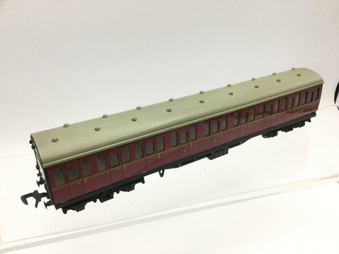 Hornby Dublo 4083 OO Gauge BR Maroon Suburban Composite Coach M41012