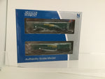 Dapol 2F-025-004 N Gauge Freightliner MJA Bogie Box Wagon Set