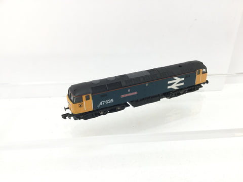 Graham Farish 371-230 N Gauge Large Logo Class 47 No 47635 Lass O'Ballochmyle