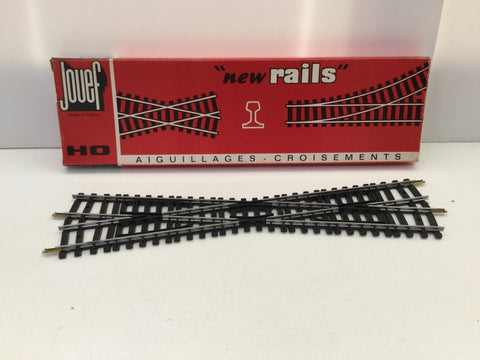 Jouef 4847 HO Gauge 14 Degree Diamond Crossing Steel Rails