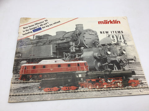 Marklin Model Railway Catalogue - New Items 1994