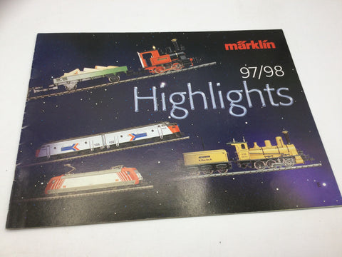 Marklin Model Railway Catalogue - 1997/8 Highlights