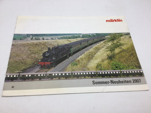 Marklin Model Railway Catalogue - 2007 Summer New Items