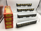 Hornby R223/R233 OO Gauge Pullman Coaches x4