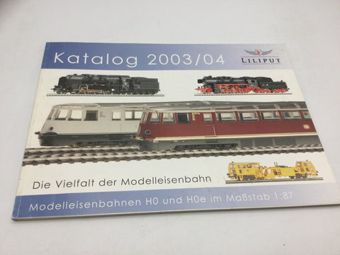 Liliput Model Railway Catalogue - 2003/04