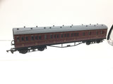 Dapol 4P-010-040 OO Gauge LMS Maroon 57' Non-Corridor Brake Coach 25266