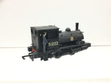Hornby R2093B OO Gauge BR Black Class 0F Pug 51222 Weathered
