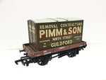 Replica 13101 OO Gauge GWR 1 Plank/Container Wagon Pimm & Son