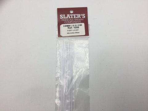 Slaters 1006 0.020" x 0.025" Microstrip - (260mm, 50 per packet)