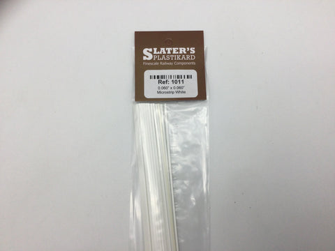Slaters 1011 0.060" x 0.060" Microstrip - (260mm, 30 per packet)