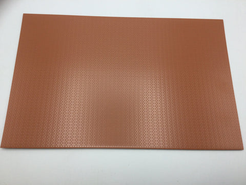 Slaters 0400 7mm/O Gauge English Bond Brick Red Embossed Plastikard Sheet