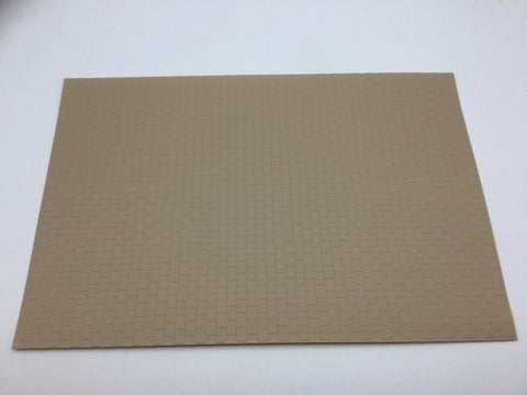 Slaters 0414 4mm/OO Gauge Paving Embossed Plastikard Sheet