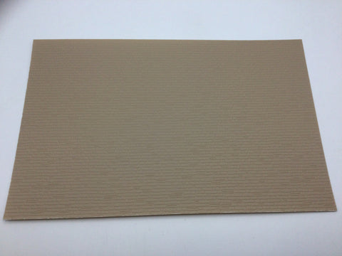 Slaters 0420 7mm/O Gauge Stone Course (Lge) Embossed Plastikard Sheet