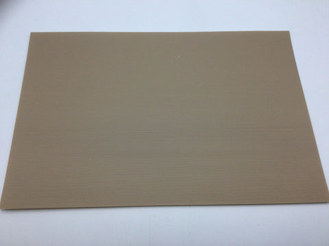 Slaters 0432 1mm Spaced Planking Grey Embossed Plastikard Sheet