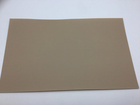 Slaters 0433 2mm/N Gauge Spaced Planking Grey Embossed Plastikard Sheet
