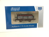Dapol 4F-040-014 OO Gauge 4 Plank Wagon Hudson Bros Weathered