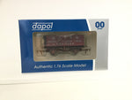 Dapol 4F-071-105 OO Gauge 7 Plank Wagon Raven Weathered
